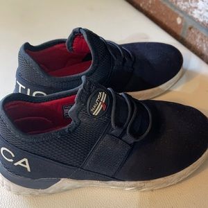 Nautica boys slip on Navy sneakers